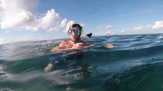 Snorkeling at jesus statue