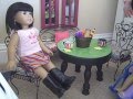 How to Make a Table and Chairs for your American Girl dolls. How to Make a Table and Chairs for your American Girl dolls.
