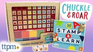 Chuckle & Roar Wooden Stamp Set from Buffalo Games Review 2021 | TTPM Toy Reviews