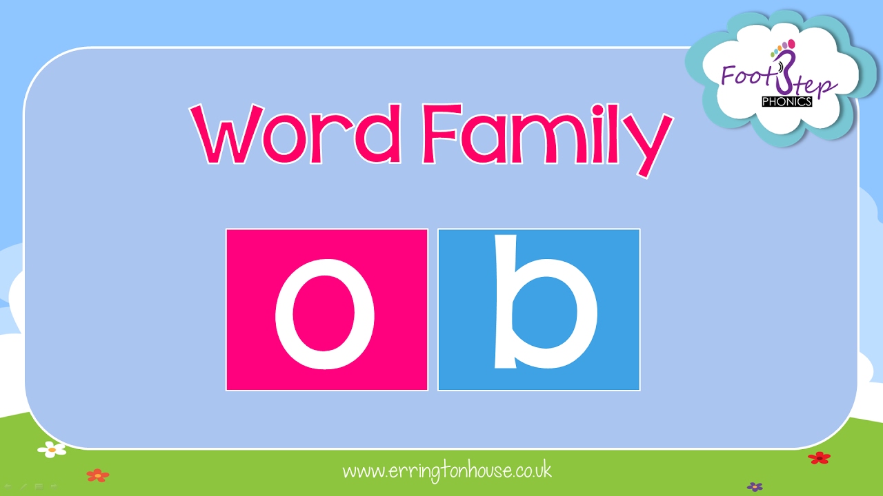Footstep Phonics - Ob Word Family - Youtube