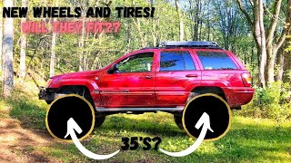 Do 35s Fit on a Jeep WJ Grand Cherokee?  Will They Rub??