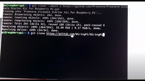 (Part 2) Download package for WiringPi