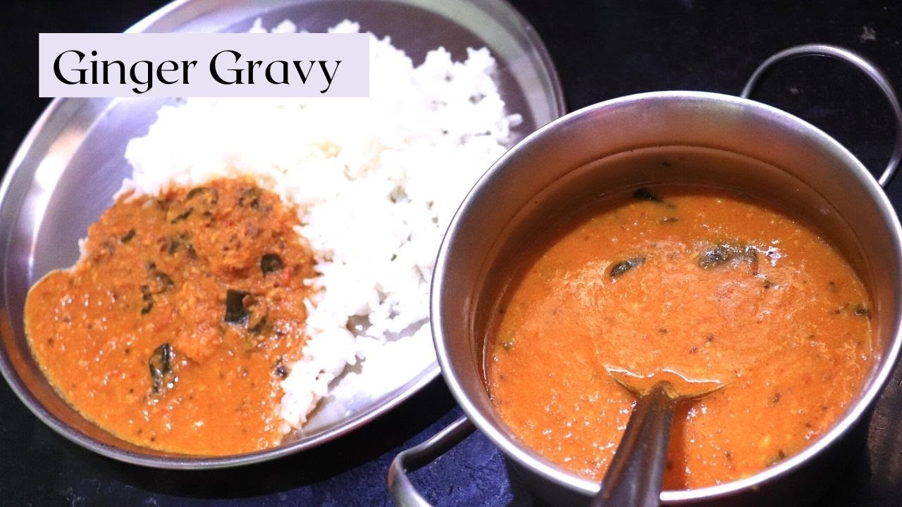 How to make Ginger Gravy | Ingi Kulambu | Lunch Recipe | Ginger Gravy | Cook with Sankar