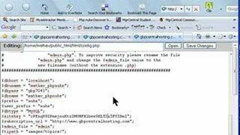 Phpnuke;How to install a Content Management System Part 3