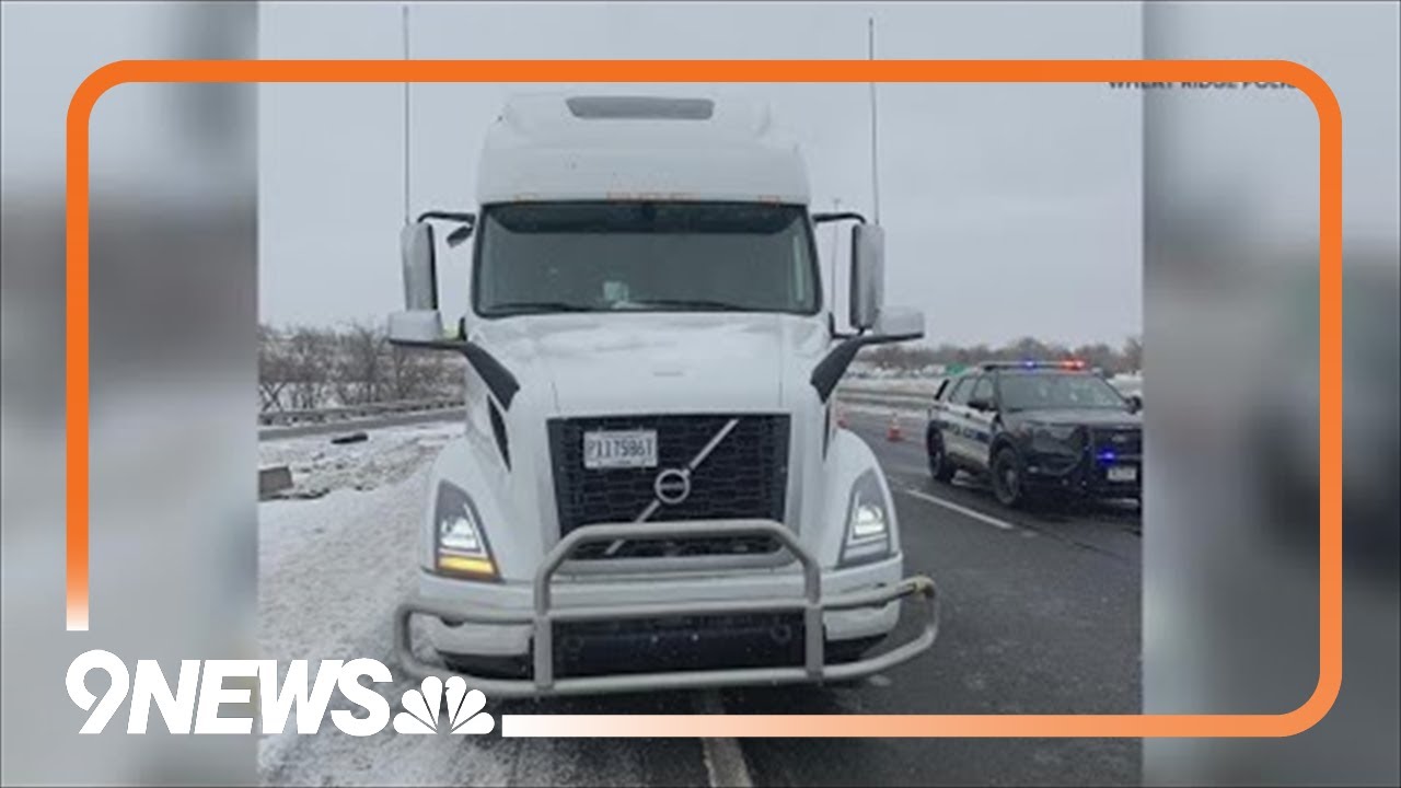 Wheat Ridge police investigating after truck driver shot on I-70 - YouTube