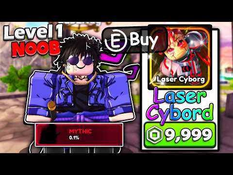 Starting as Noob but with OP HERO in Summon Heroes Roblox...