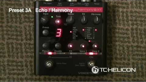 TC Helicon Voicetone HarmonyG XT: Preset Tutorial | UniqueSquared.com