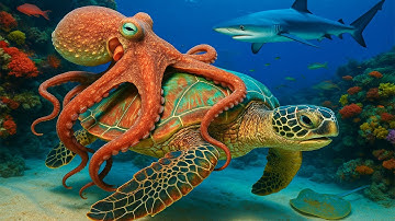 🌊 Underwater foraging 🐙🐢🦈 – Big Octopus, Giant Turtle & Strange Sea Creatures