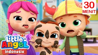 Baby John Tidak Mau Mandi! | Little Angel Indonesia | Kartun dan Lagu Anak Favorit