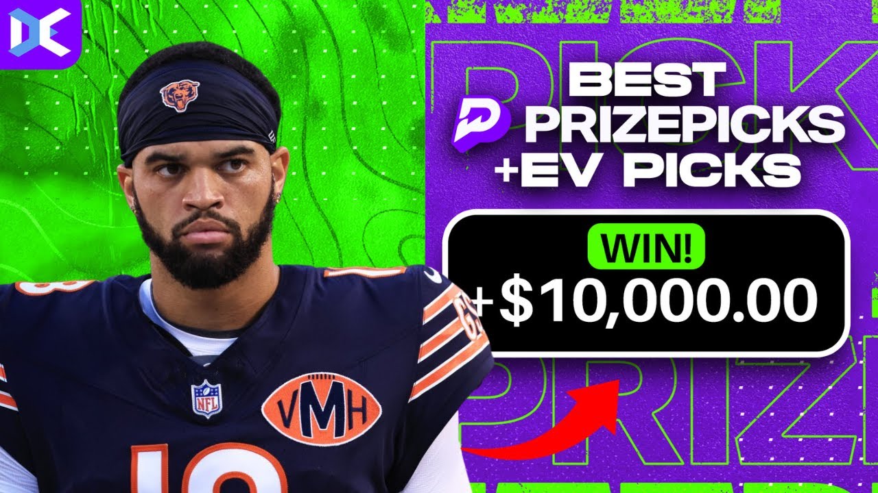 NFL PRIZEPICKS MNF | PROP PICKS | WEEK 1 MONDAY FOOTBALL | 9/8/2025 | MIN @ CHI