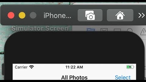 How To Get A Screenshot From iOS Simulator