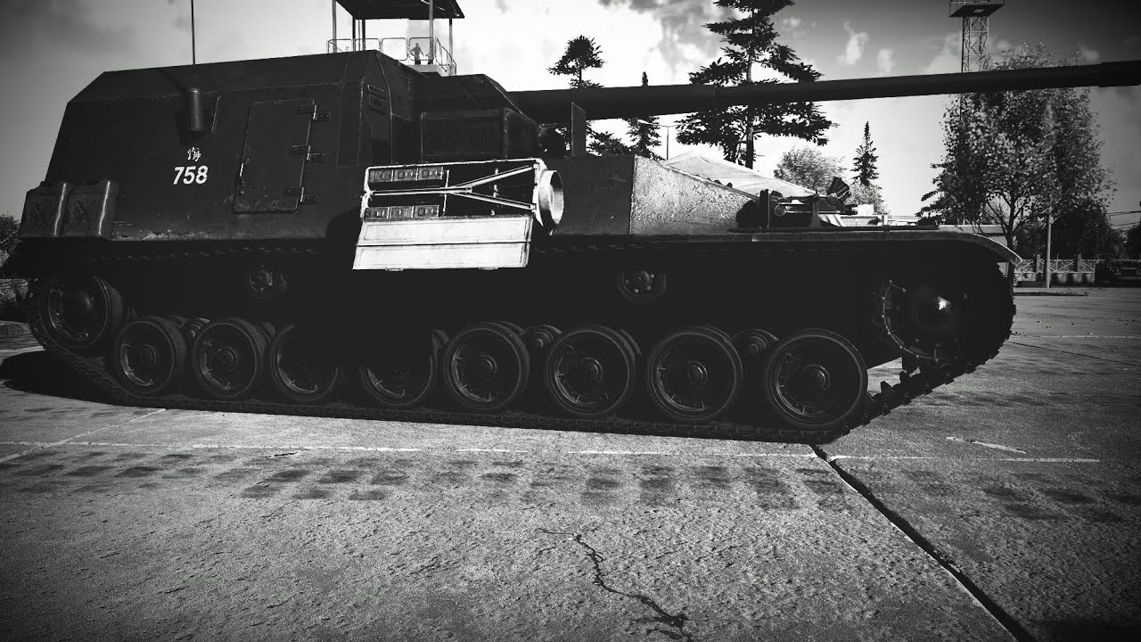 Самая мощная японская ПТ-САУ Ho-Ri III [1945]