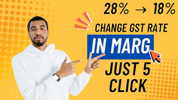 GST Update 2025 | How to Change Tax Slabs in Marg ERP billing software | @billingsoftwarerewasoftech