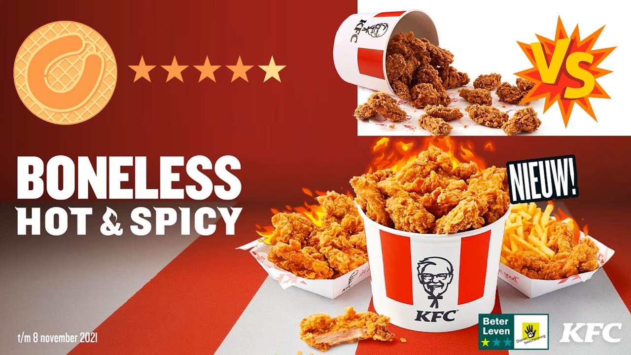 KFC BONELESS HOT & SPICY vs THE ORIGINAL HOT WINGS Snackomaniac's Met