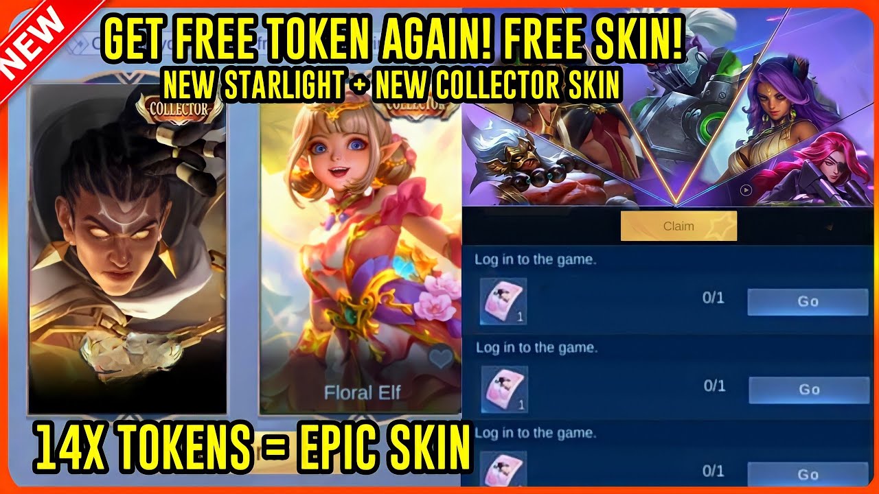 SEASON 24! ANOTHER 14X VENDING TOKENS | NEW STARLIGHT SKIN + GRAND COLLECTION EVENT | MOBILE LEGENDS