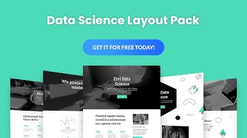 Get a FREE Data Science Layout Pack for Divi