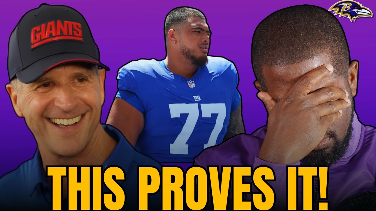 Thumbnail for BREAKING NEWS: GIANTS TRADE DANIEL FAALELE! | RAVENS FANS WERE RIGHT ABOUT JOHN HARBAUGH ALL ALONG!