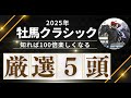 【2025年クラシック展望】「牡馬編」クロワデュノールでもアドマイヤズームでもない！あの厩舎悲願のダービー制覇を叶える怪物候補とは！絶対知っておくべき５頭のG1馬候補！！