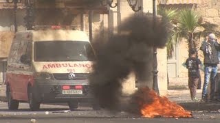 Clashes over jailed Palestinian's death