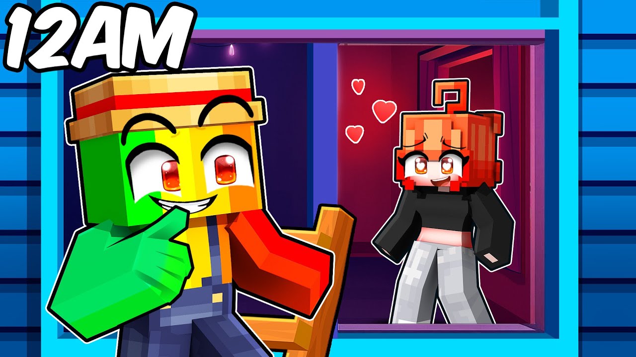 Je suis sorti en Secret de la Maison pendant La NUIT sur Minecraft !