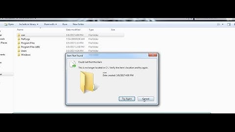 How to create undeletable folder/con folder