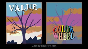 Value & the Color Wheel in Art Quilting | Wall Flowers Supp. | Zazu