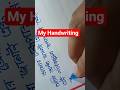 My Handwriting Practice #shortsvideo
