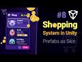 Unity shopping system part 8 skins  use prefabs instead of a sprite