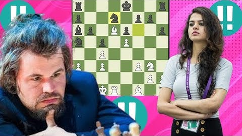 Hero Magnus Carlsen vs Tania sachdev Chess game 10