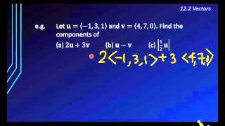 Vector Algebra Operations (1) Profile