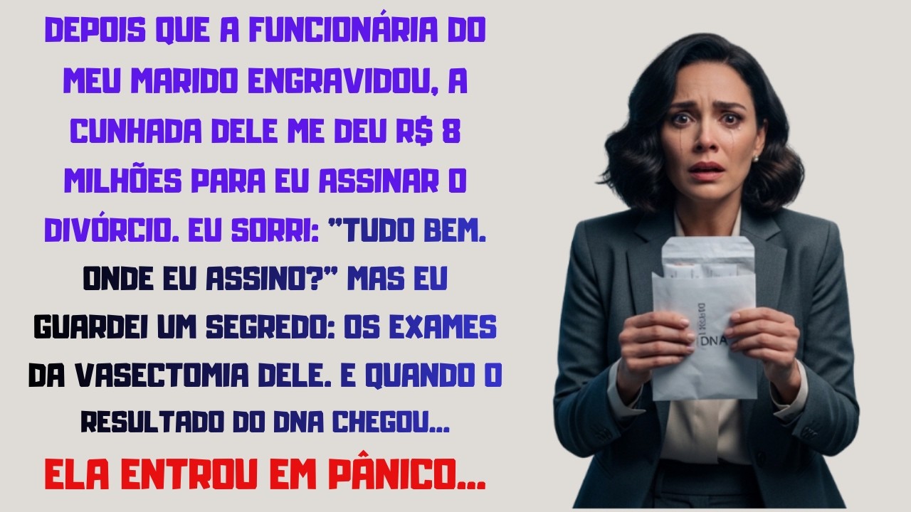 Assinei O Divórcio Por R$ 8 Milhões  No Dia Do DNA, Descobri A Vasectomia… E Ela Entrou Em Pânico