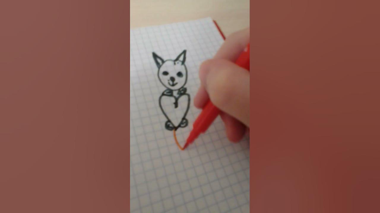 нарисованный котёнок 😻🐈 - YouTube
