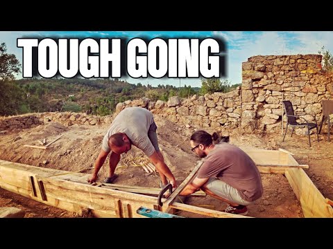 22 Building Concrete Shuttering For Our Dream Home In Portugal During Extreme Heat 