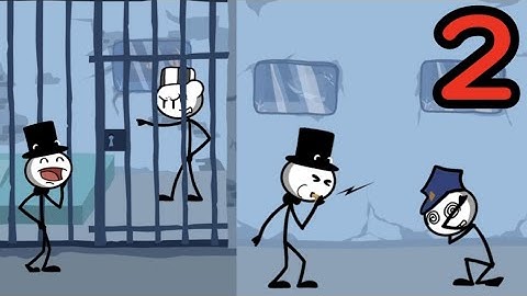 Prison Escape : Stickman Story - Gameplay Walkthrough(Android,ios) Levels11-20 Part2