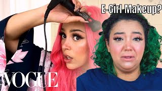 I FOLLOWED DOJA CAT'S E-girl Beauty Makeup Tutorial by Vogue