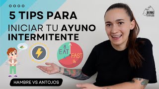 5 TIPS PARA INICIAR EL AYUNO INTERMITENTE SIN PROBLEMA | CONOCES TU HAMBRE? | Manu Echeverri