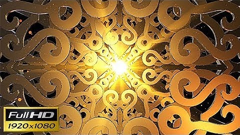 Abstract Gold Ornament Loop Background | Motion Graphics - Videohive template