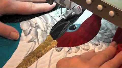 Quilting the Pictorial Quilt see free video on www...