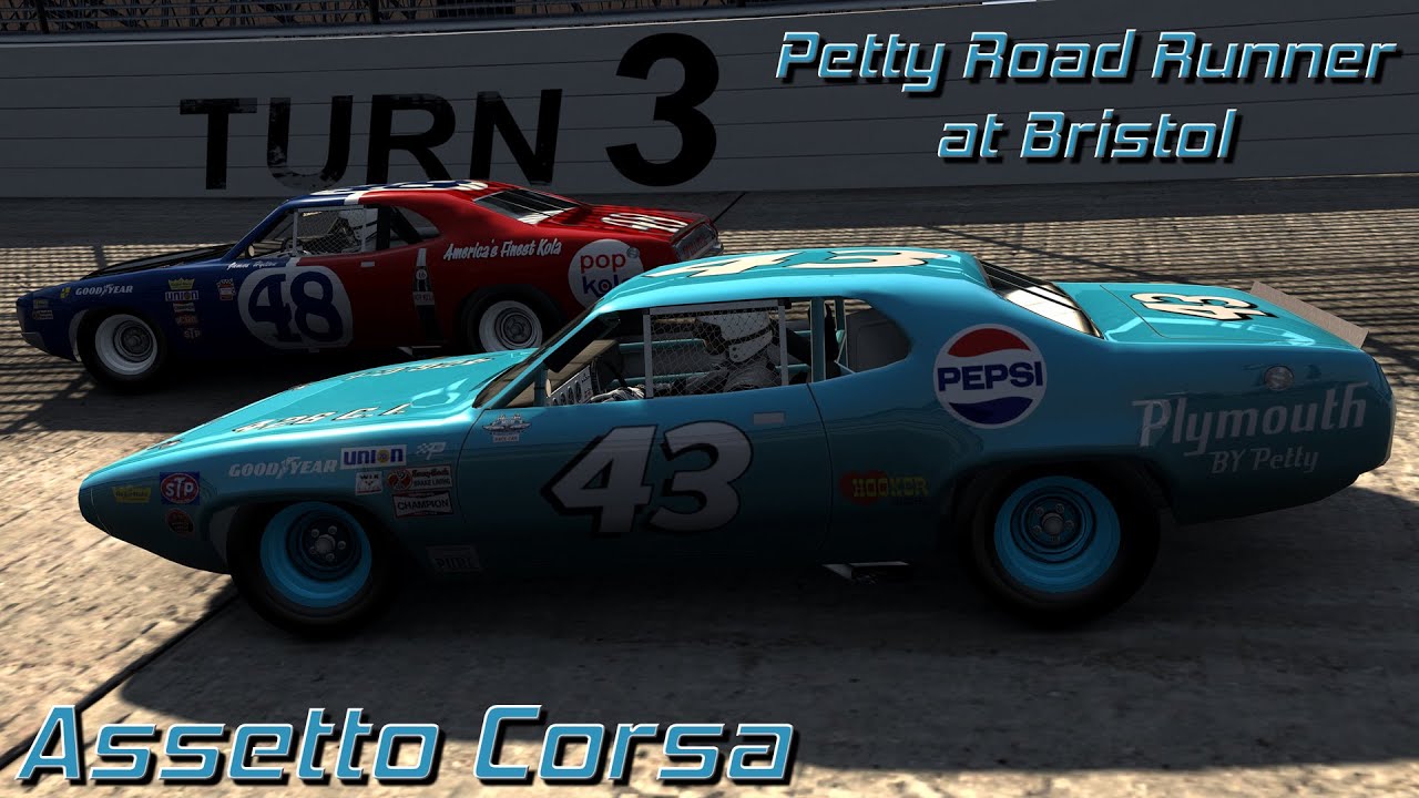Assetto Corsa 1971 Petty Road Runner at Bristol YouTube