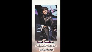 20240818 [4K] [Fancam] Saori Deadkat - Birthday Stage @ Aiodru Matsuri#12 IDOLLYMPIC