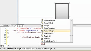 Gauge - Part 3: Vertical Linear Gauge (Silverlight & WPF)