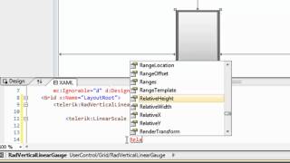Gauge - Part 3: Vertical Linear Gauge (Silverlight & WPF)