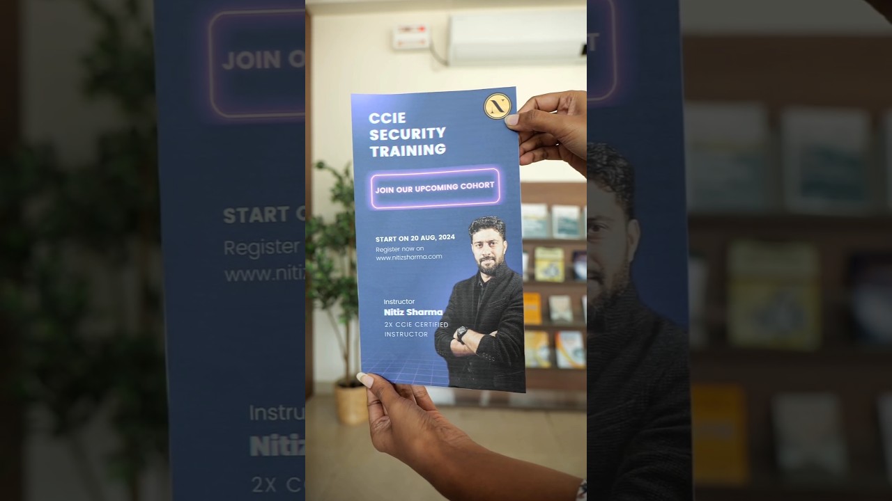 Step into the Elite CCIE Security Training by Nitiz Sharma 