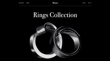 Landing page design for Jewelry