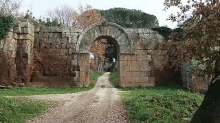 Lantica Porta Di Giove Di Falerii Novi Fabrica Di Roma, Viterbo, Nel Cuore Dellagro Falisco.