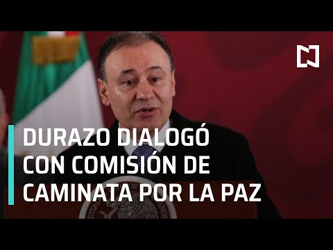 Durazo se reunió con comisión de la Caminata Por la Verdad, la Justicia y la Paz - Las Noticias