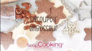 ScrapCooking Découpoir embosseur Bois Ginger
