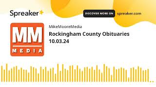 Rockingham County Obituaries 10.03.24