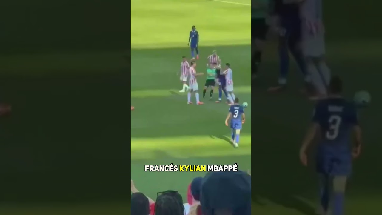 En Paraguay quemaron un muñeco de Mbappé en plena calle