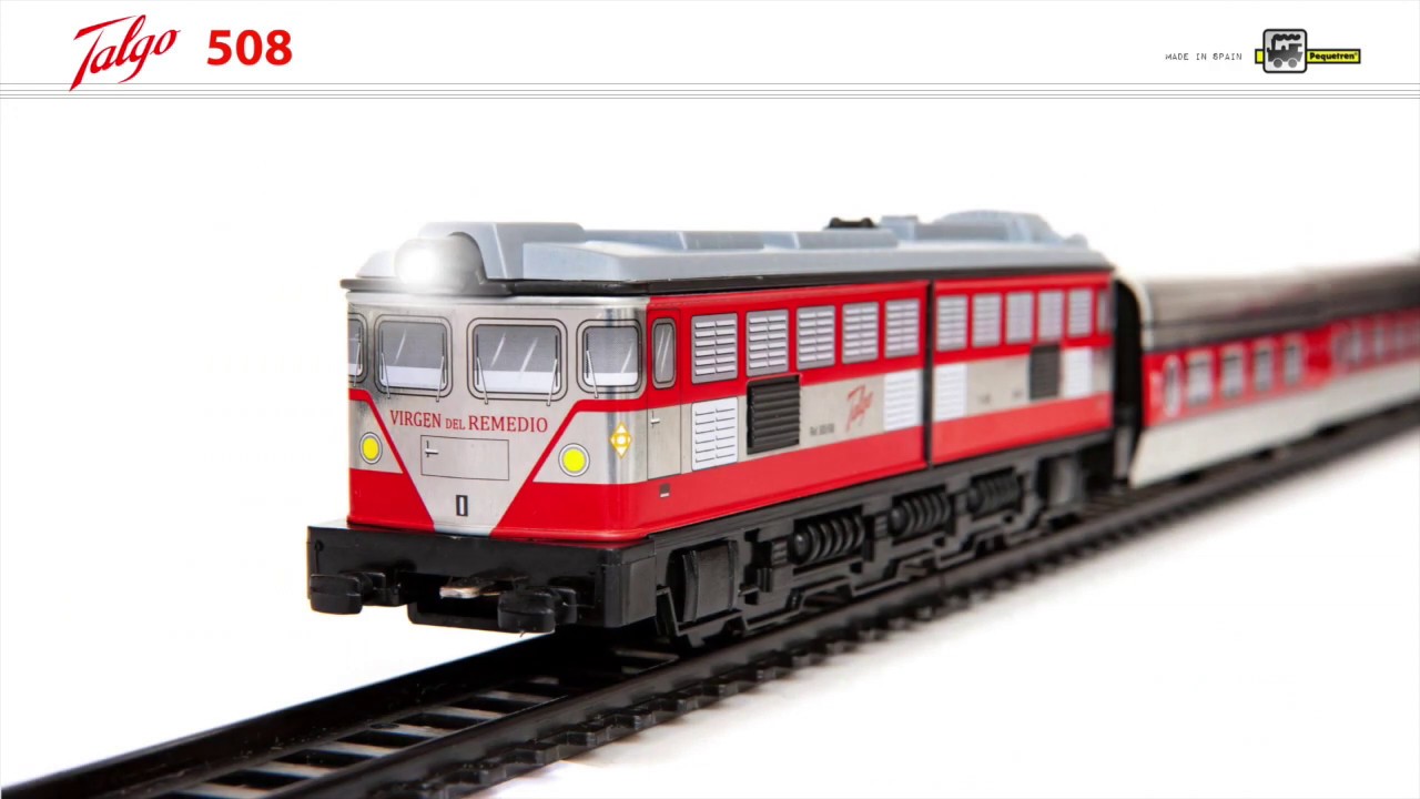 tren articulado talgo juguete
